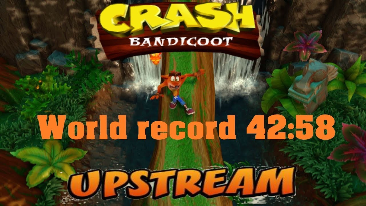 [Current World record] UPSTREAM 42:58 : Crash Bandicoot 1 NST Relic Speedrun