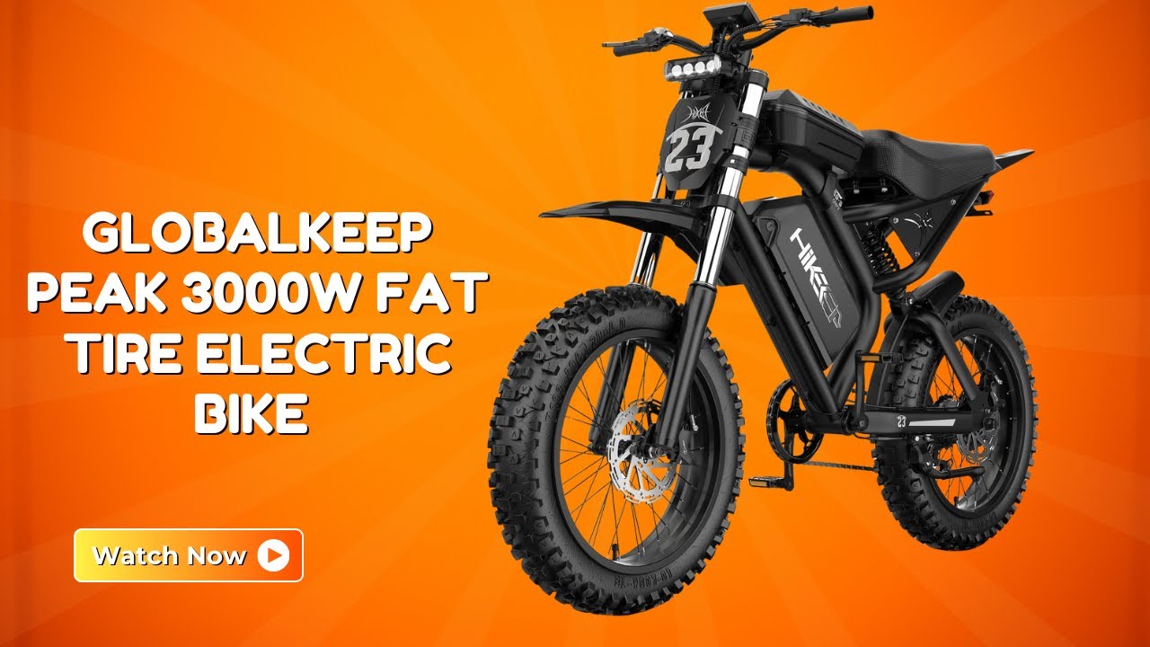 Ultimate Fat Tire Riding Experience – GLOBALKEEP Peak 3000W Fat Tire Electric Bike – REVIEW
