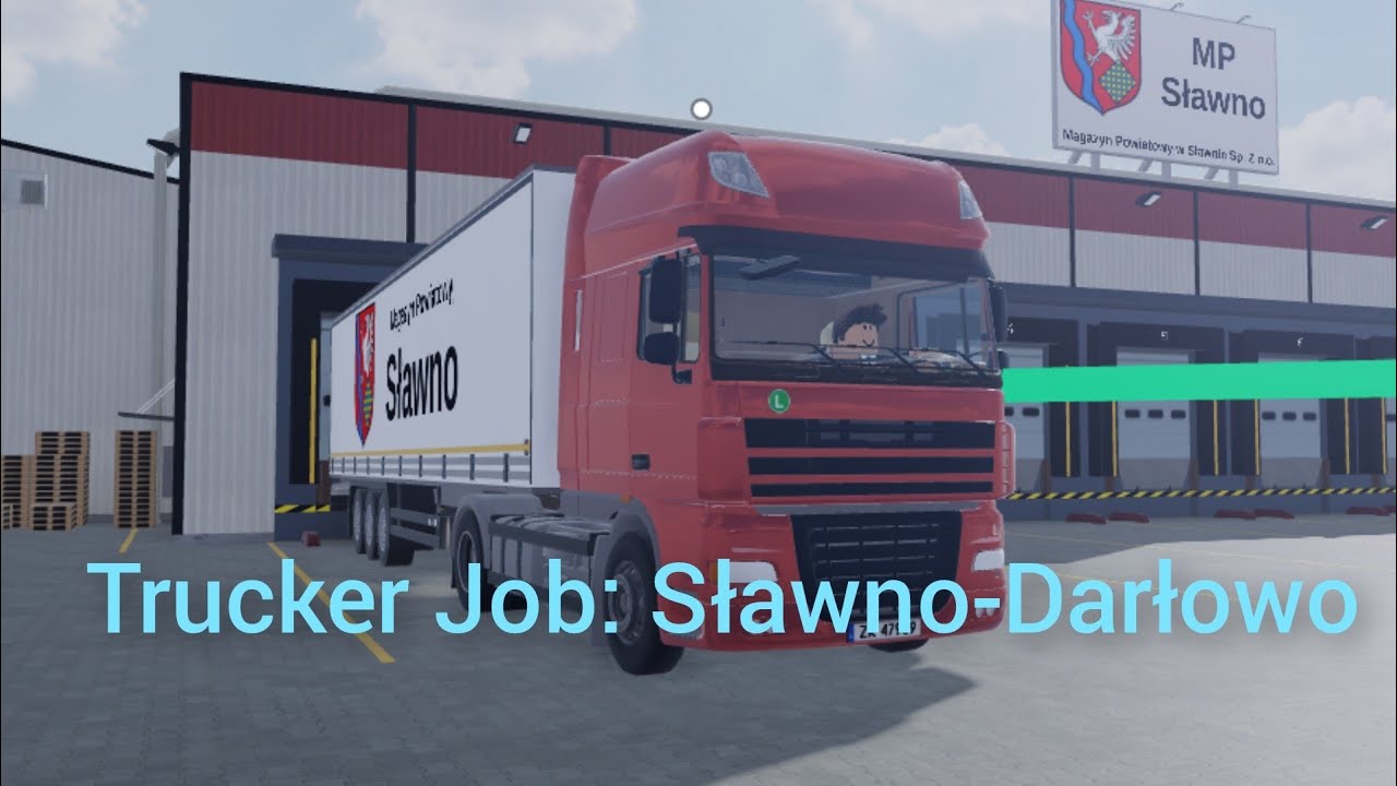 Trucker Job: Sławno-Darłowo Polish Car Driving