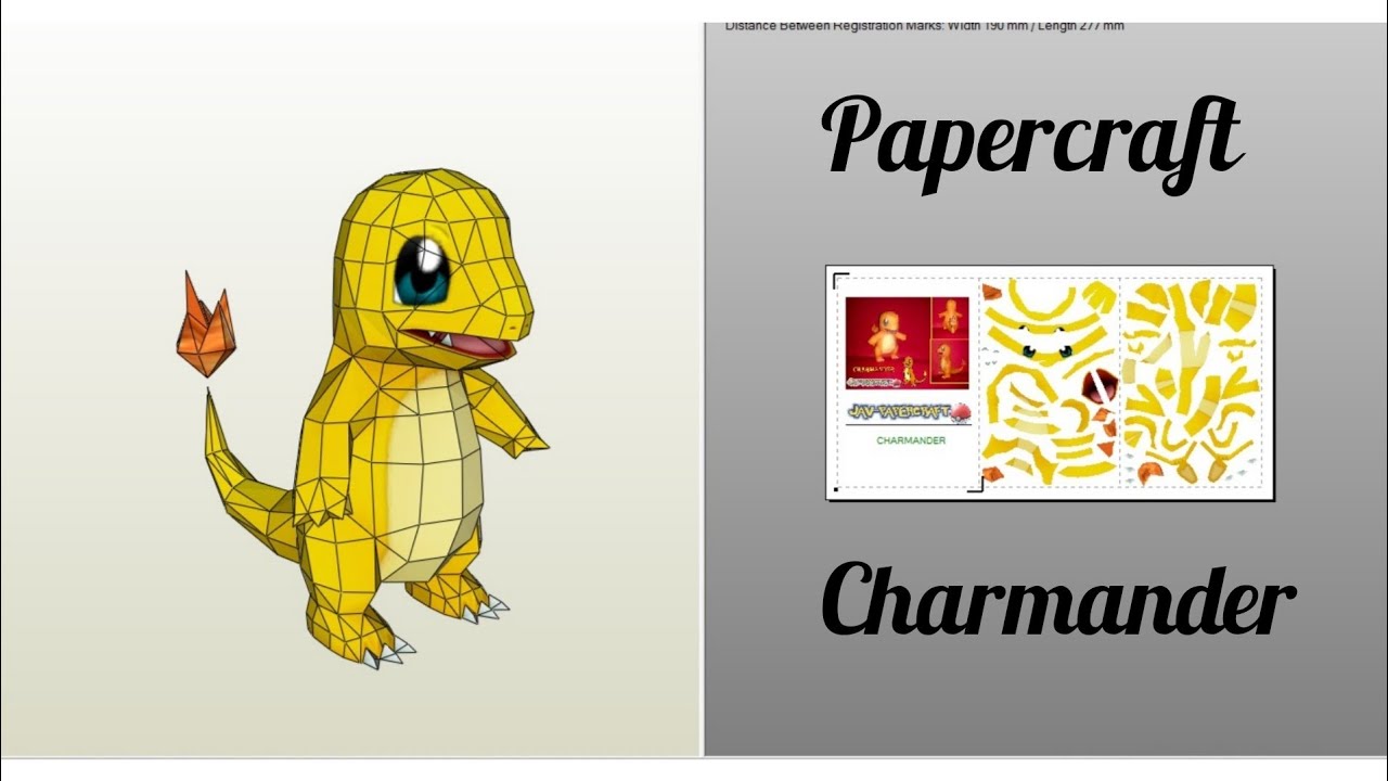 Como hacer...a charmander Papercraft