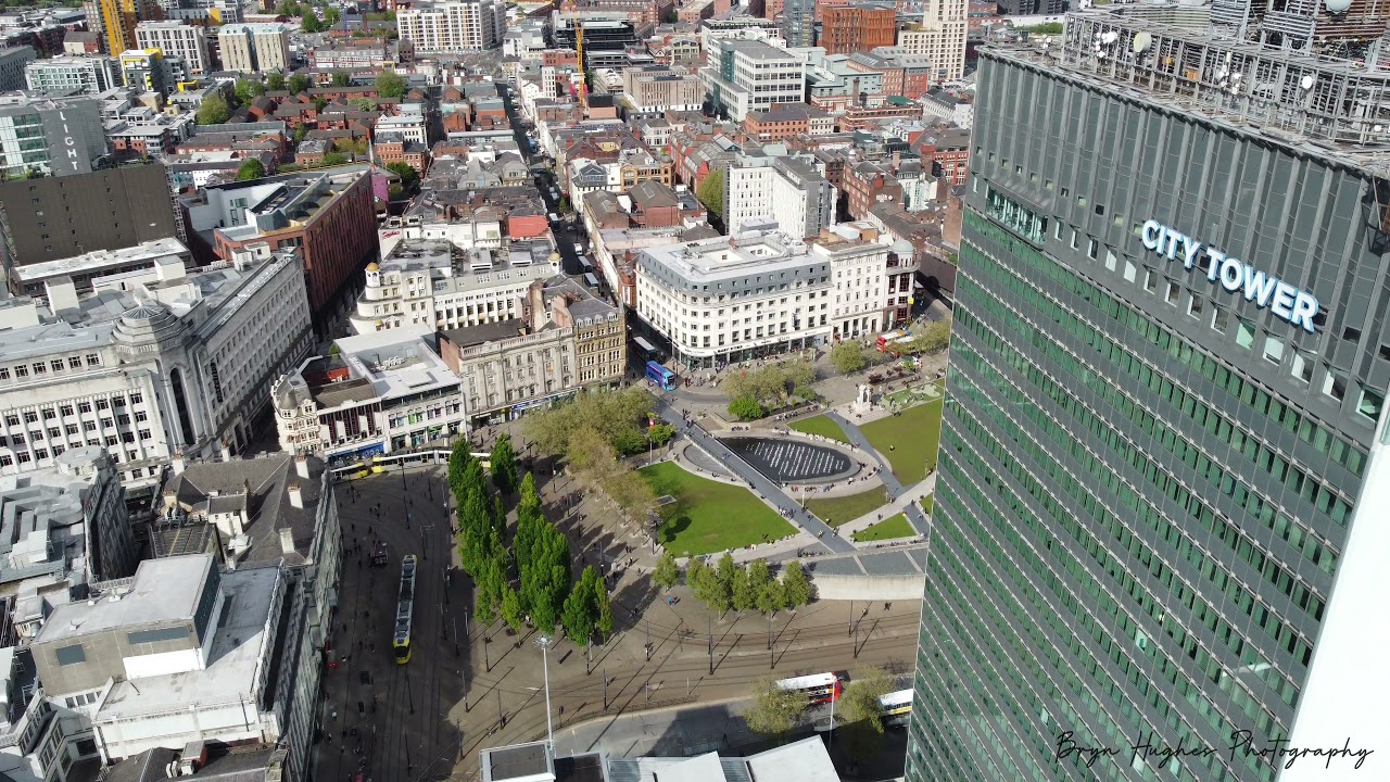 Manchester City Centre Cinematic Drone Montage 4k Dji Mini 2