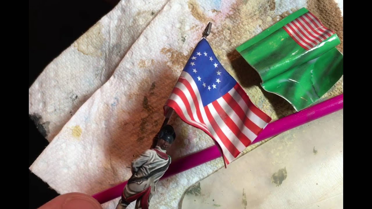 How to Make Realistic Flags for 28mm Miniatures (Technique Tutorial)