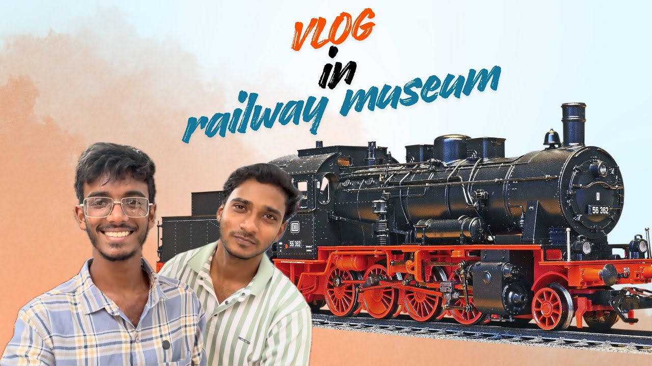 Vlog in railway museum || Comedycrackerz 🧨😂