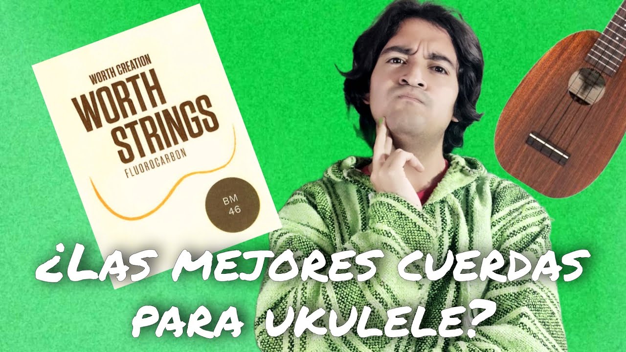 Probé las cuerdas Worth Strings Brown en mi Ukulele favorito