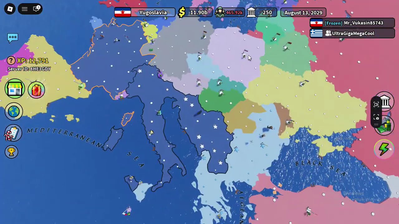 Control Europe with @mrobrengamer