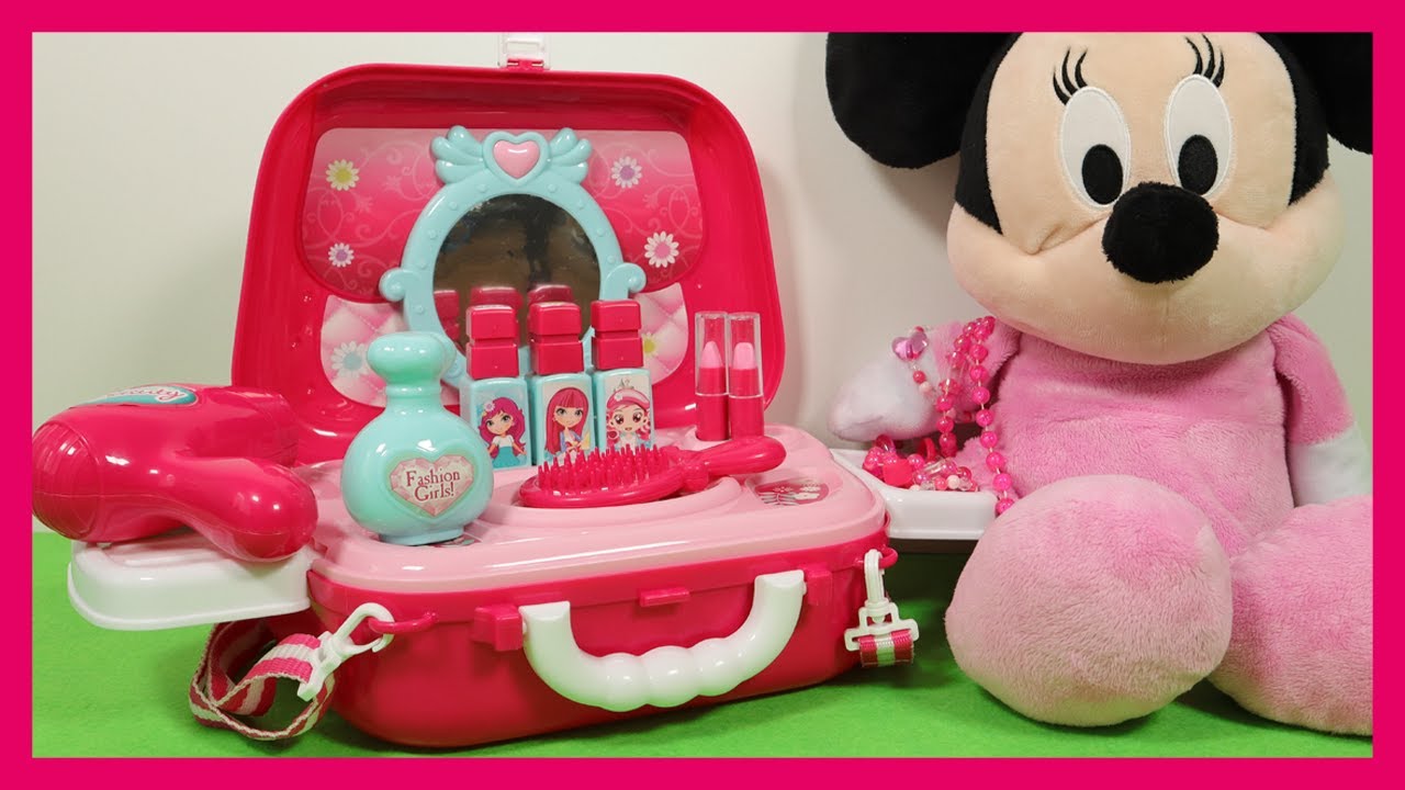 Unboxing Kids Makeup Beauty Set | Makeup Kit for Girls | Girl Beauty Pretend Play with Mickey Mouse!