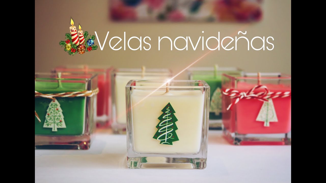 Velas navideñas