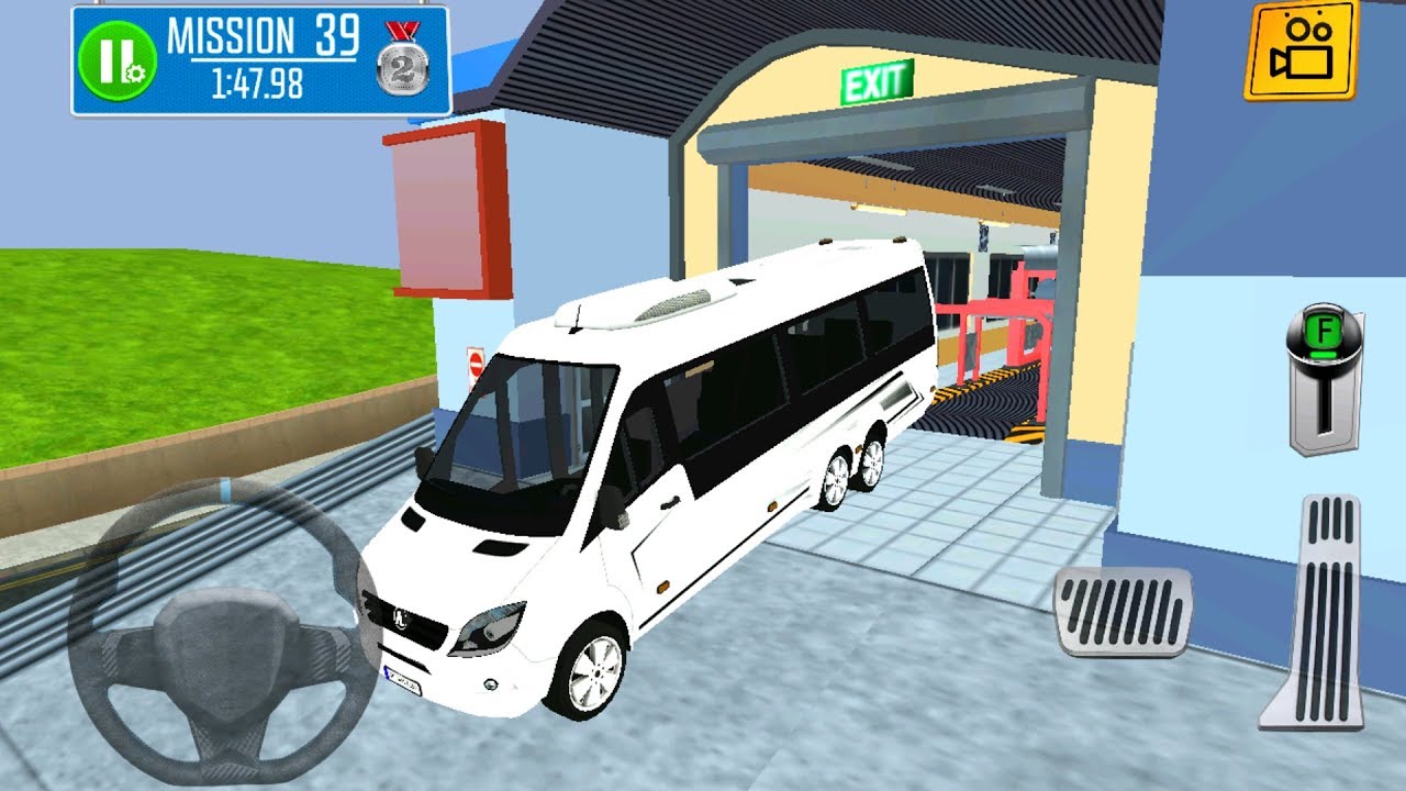 Driver People Carrier Garage Multi Floor - Minibus Car Driving Simulator 3D - Android Gameplay
