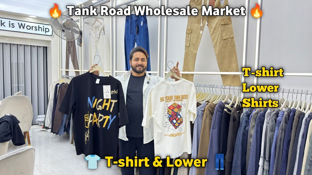 Imported Quality T-shirt & Lower | Tank Road Wholesale Market | T-shirt Wholesale Market