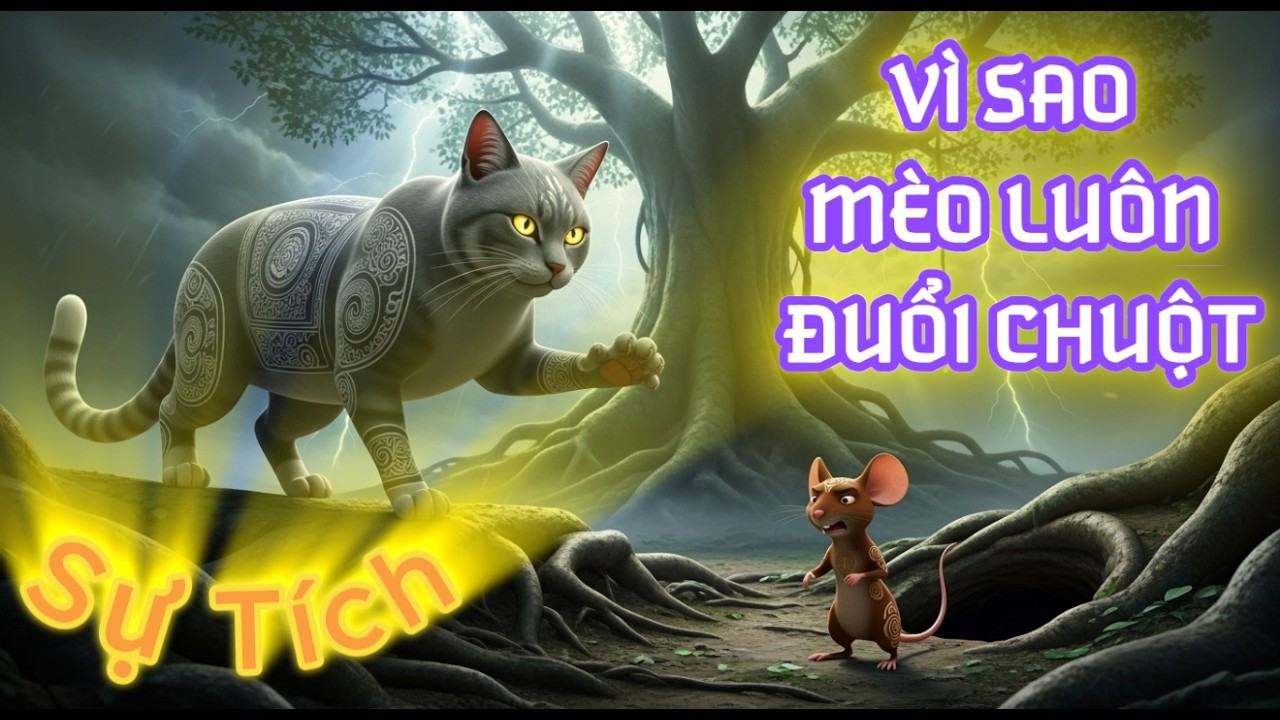 Sự Tích Mèo Và Chuột | Vì Sao Mèo Luôn Thiên Khắc Chuột? | Cổ Tích Việt