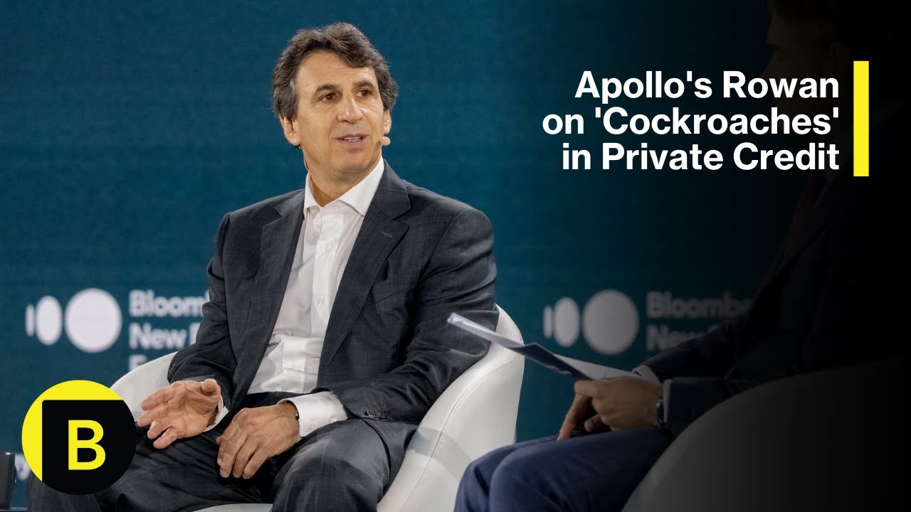 Apollo's Rowan on 'Cockroaches' in Private Credit | New Economy Forum 2025