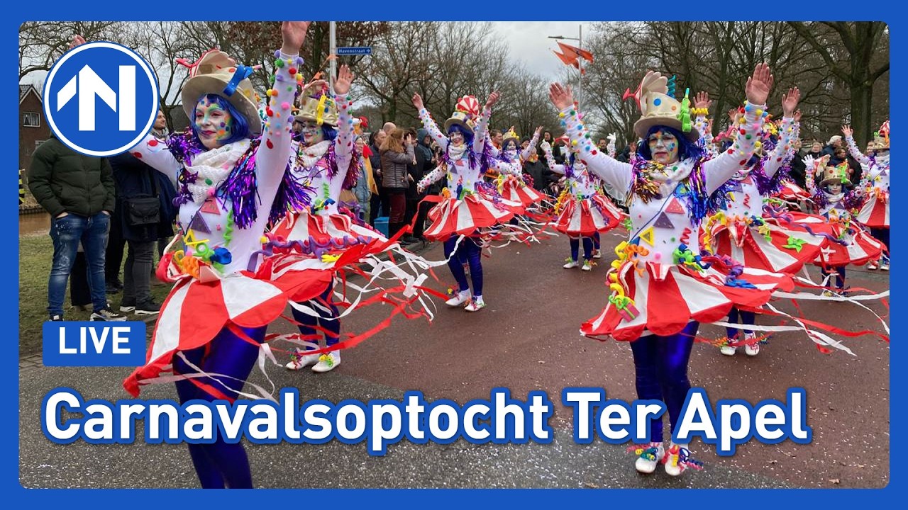 Kijk live mee: Carnavalsoptocht Ter Apel