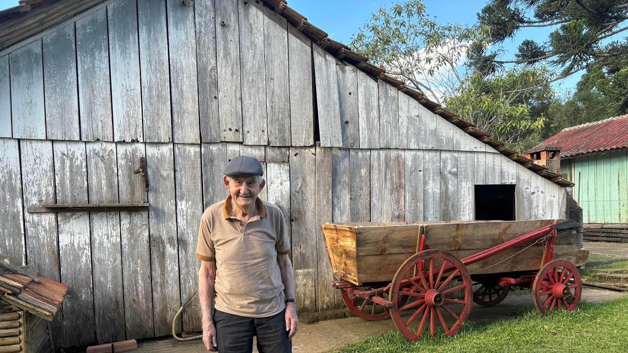 ANTIGAMNTE NA FAZENDA ERA ASSIM... -SEU MANOEL GONÇALVES DE ARRUDA
