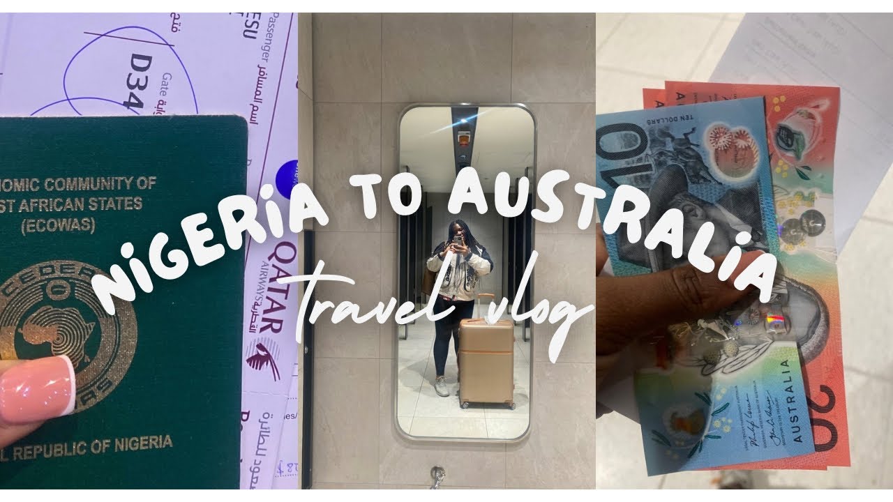Travel with me from Nigeria to Australia | Travel vlog