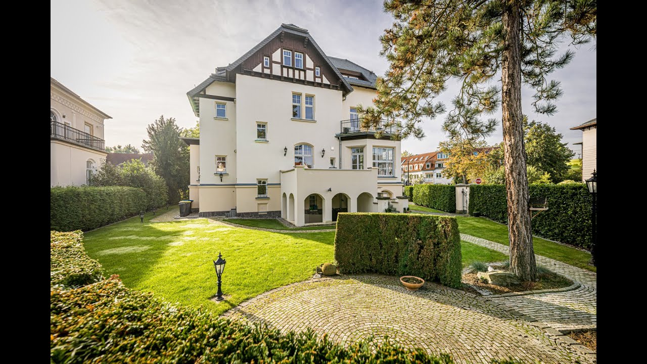 Haustour: Historische Villa in Markkleeberg nahe Leipzig mit großem grünen Grundstück.