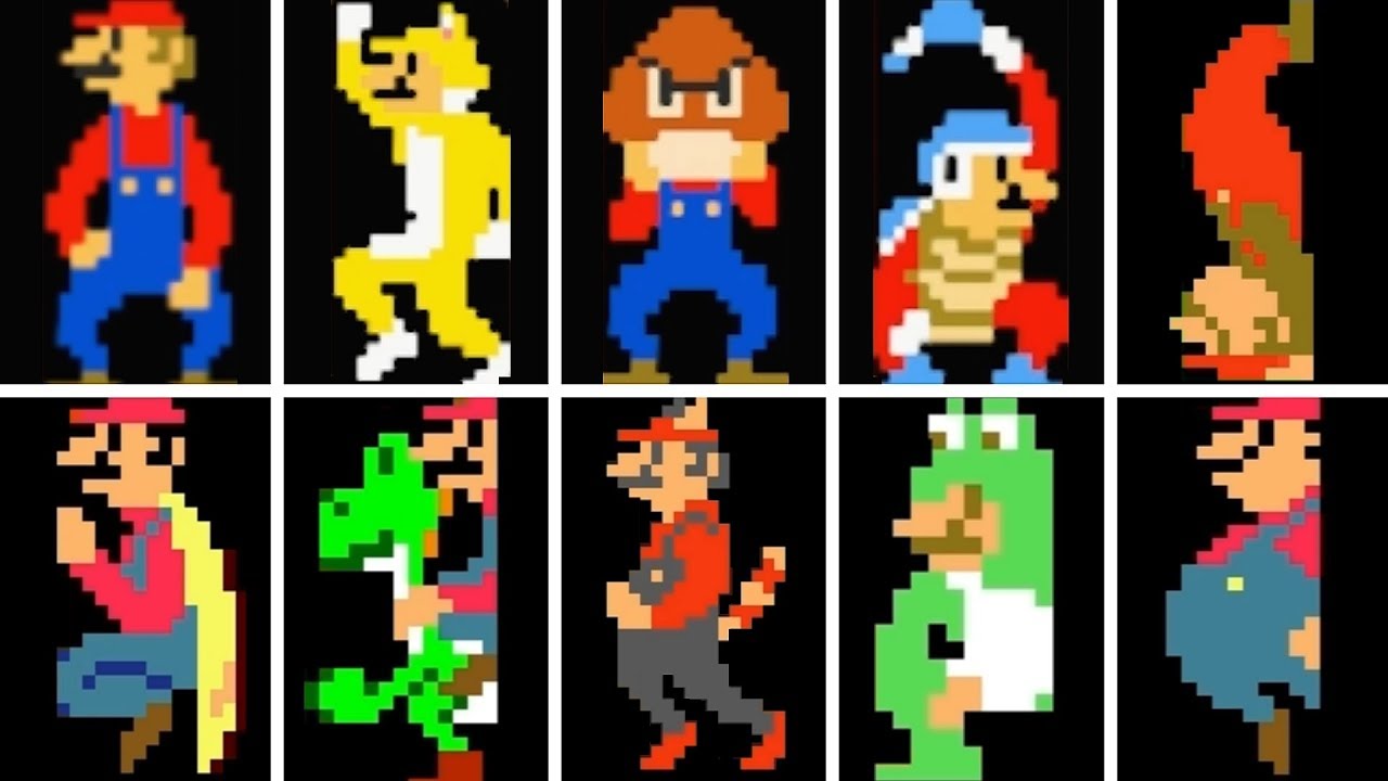 Super Mario Maker 2 - All Secret Weird Mario Costumes & Power-Ups