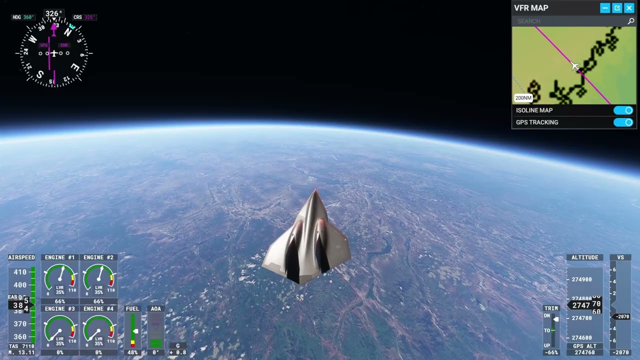 MSFS 2020 Darkstar from Seoul to Milan (9070XT)