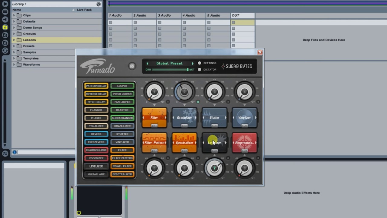 Transition FX (plugin) TURNADO - DJ FXs (Ableton)