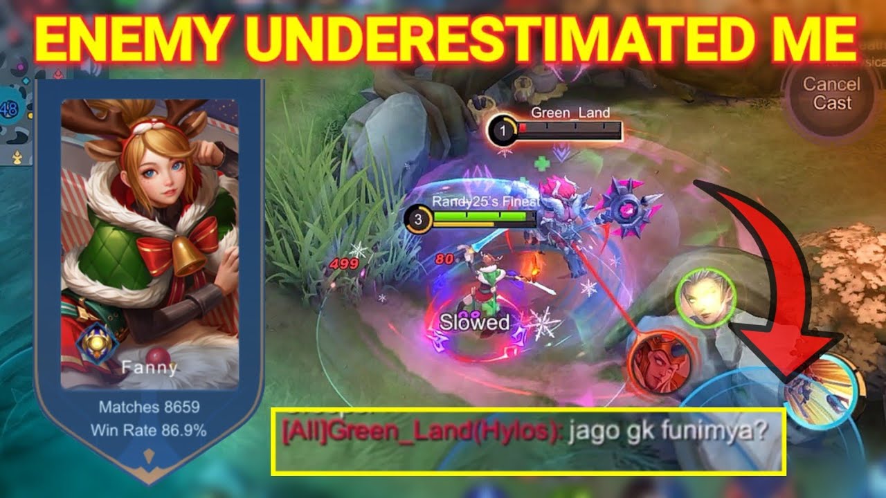 Ketika Fanny Randy25 DIREMEHKAN!! AUTO Jadi DIEM | Mobile Legends