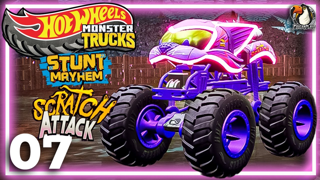 Scratch Attack & the Alligator Loop! 🐊 Hot Wheels Stunt Mayhem