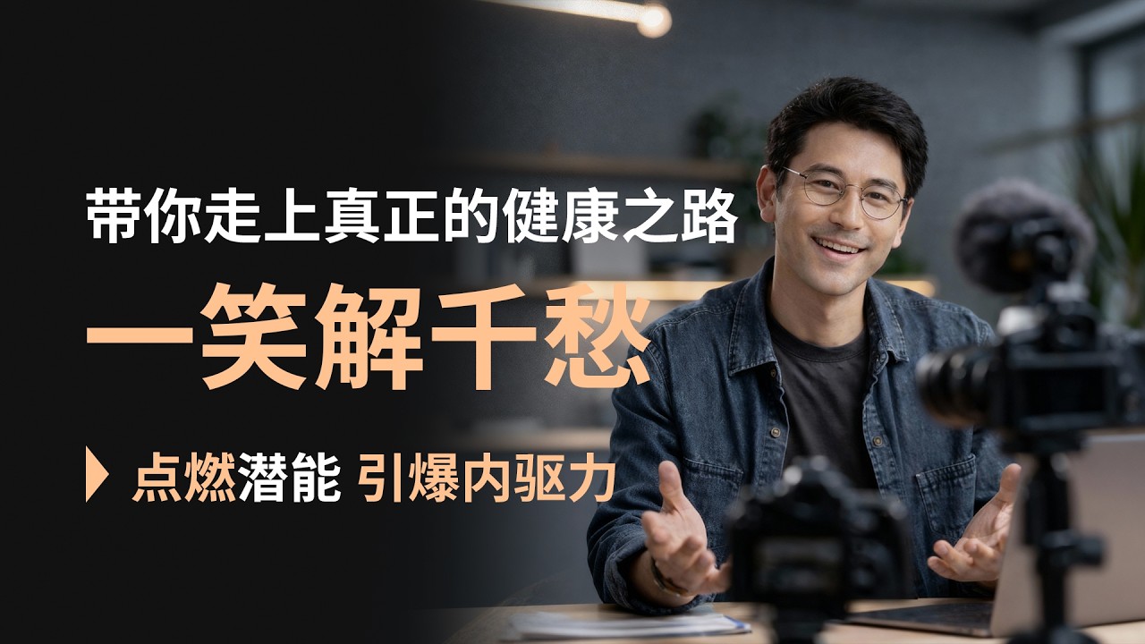 人生无病，一笑解千愁——三个字，带你走上真正的健康之路。 #健康养生#情绪管理#心理健康#放下执念#情绪稳定#一笑解千愁#身心平衡#养生之道#中年健康#幸福生活