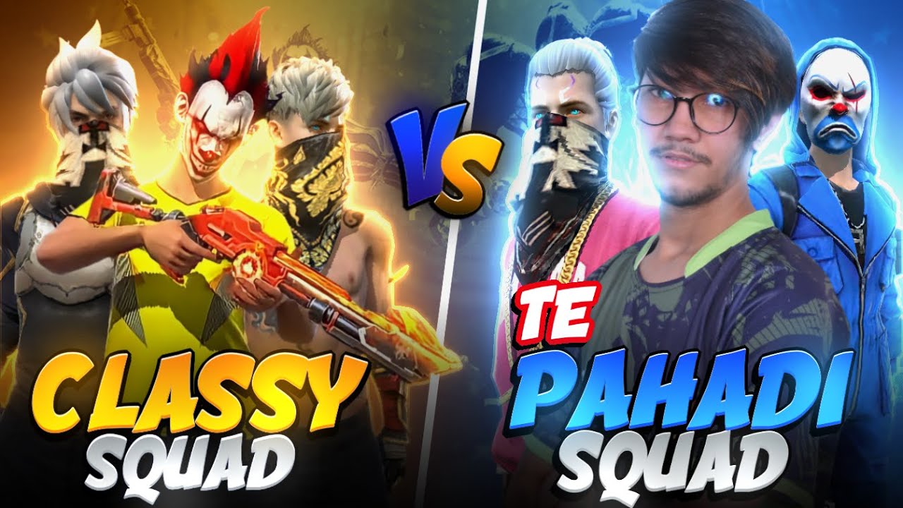 OG PAHADI Gaming Squad 🥶 vs  MY Squad 👽 ||  Unexpected Results 😈 -- Garena FreeFire
