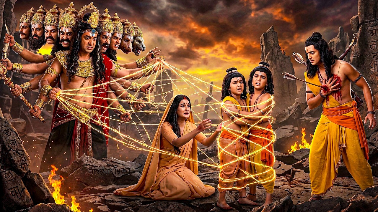 भयानक युद्ध! सहसमुख ने सीता, लव-कुश को कैद किया, राम हुए घायल | श्रीमद् रामायण | New Episode 2026