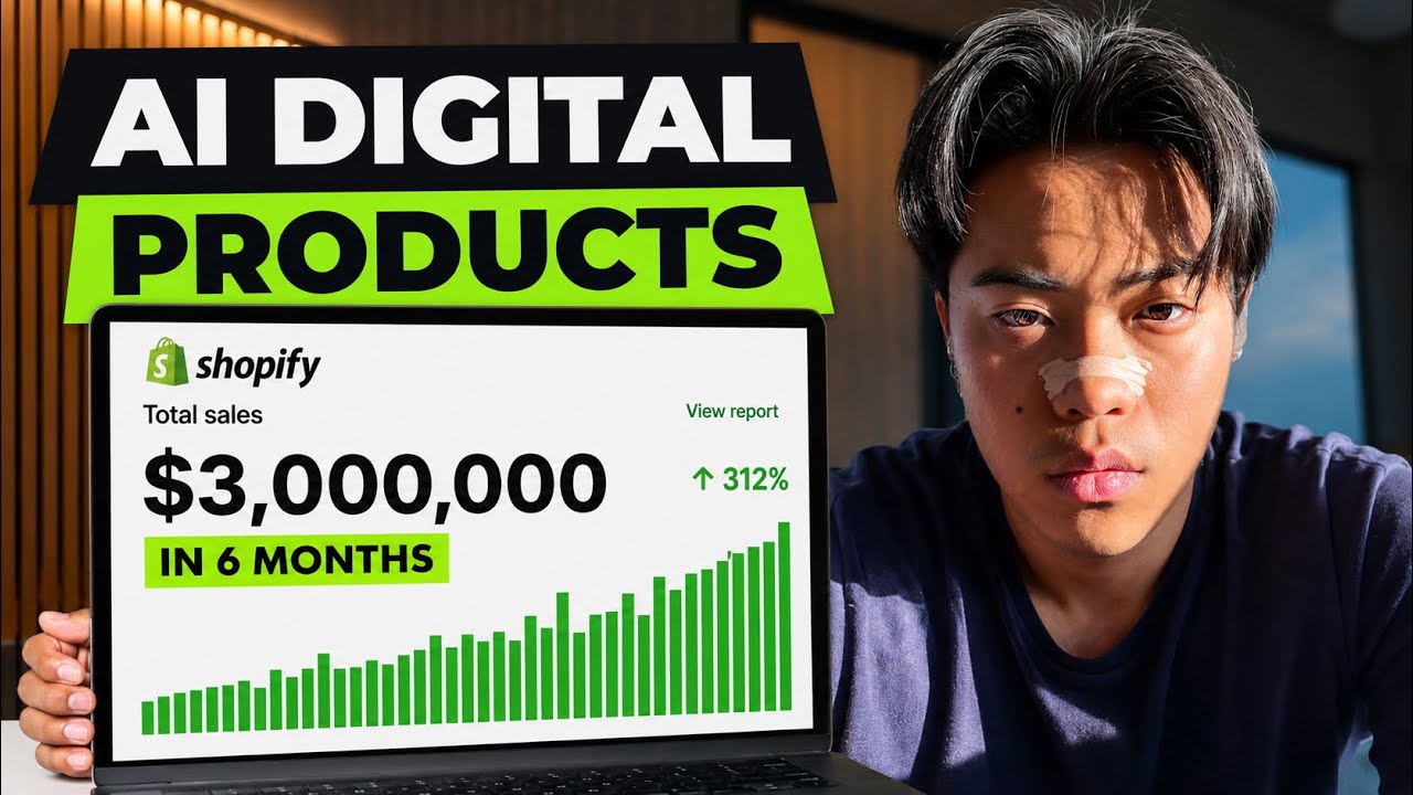 Full Course Tutorial : AI Digital Products REVEALED $400k/month organic 