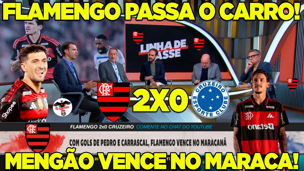 MENGÃO VENCE NO MARACANÃ! FLAMENGO 2X0 CRUZEIRO NO BRASILEIRÃO! LEONARDO JARDIM INICIA BEM NO FLA