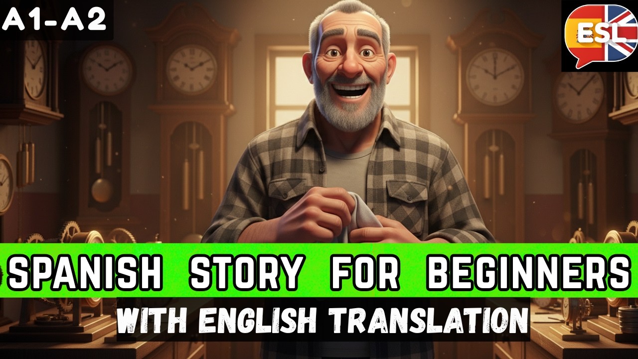 Understand Spanish Story for Beginners | Subtitles-Translation | A1-A2| Beginners Listening Practice