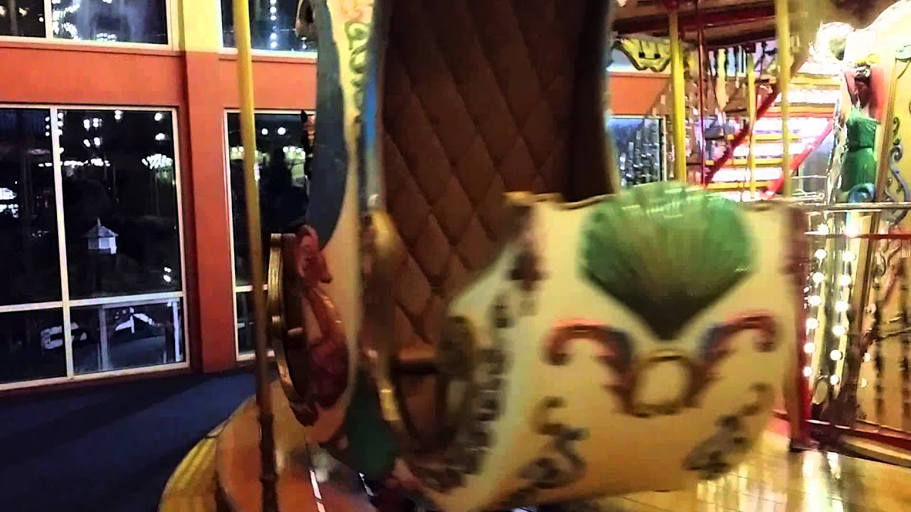 Cole Riding the MerryGoRound at Fun World