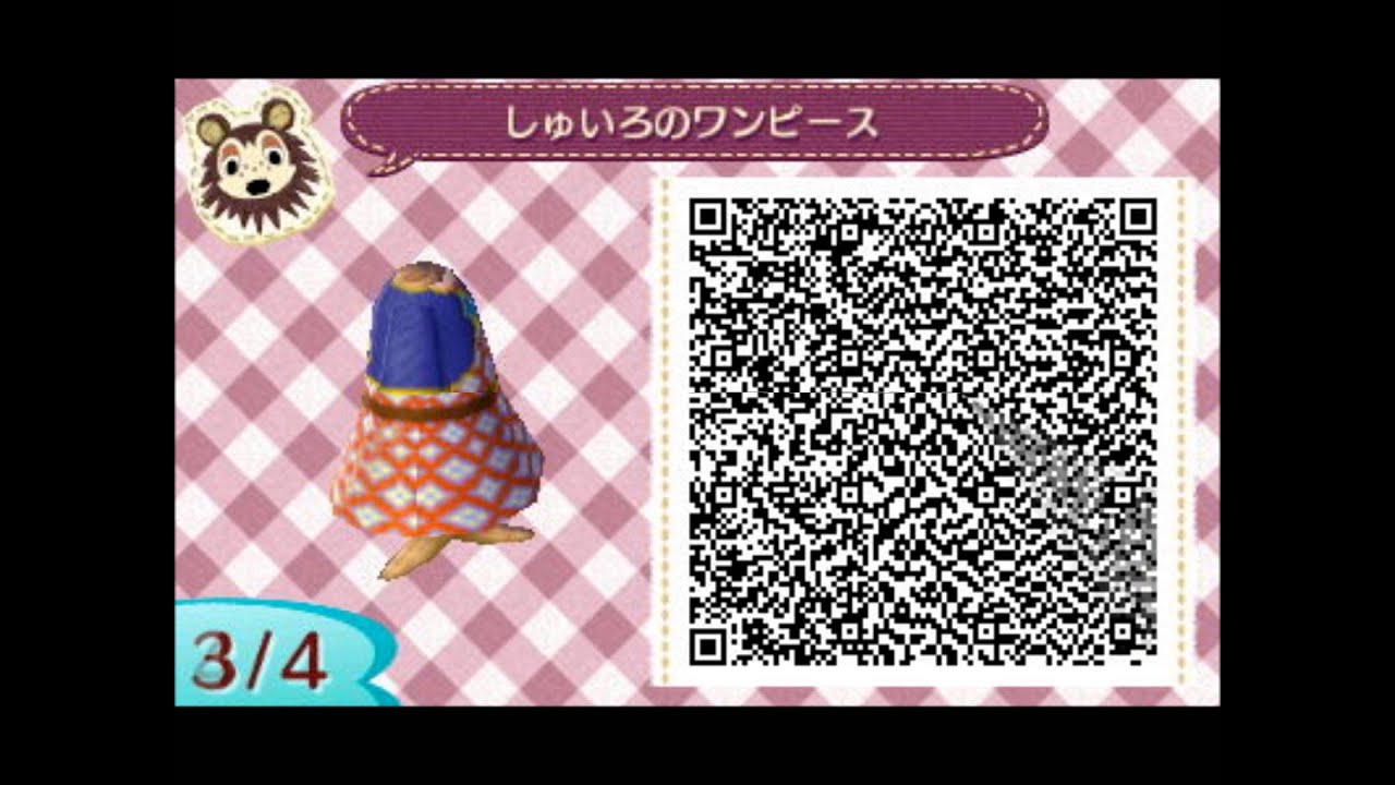Animal Crossing: New Leaf QR CODES PART 1