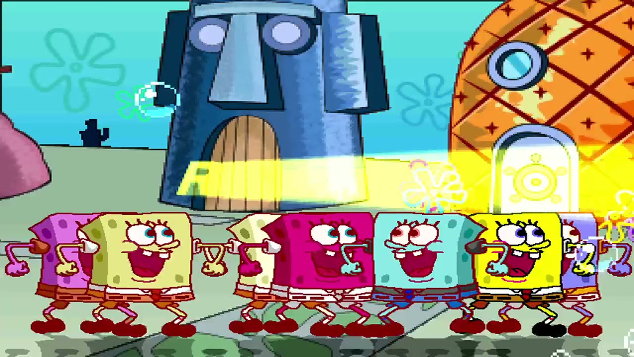 NICK54222 MUGEN: SpongeBob SquarePants 4v4 Party