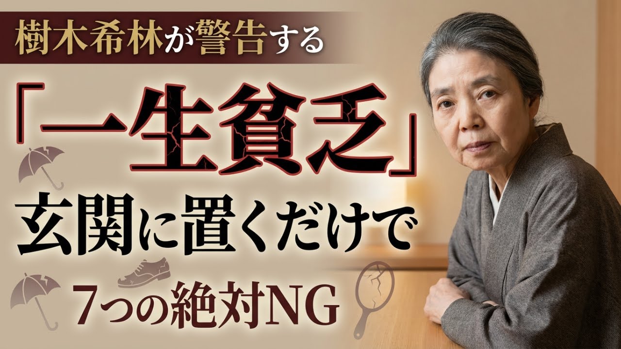 【樹木希林】なぜあの家はお金が入らないのか？玄関で運気を損なう「絶対NG」７選。