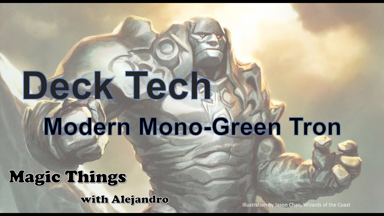 Deck Tech - Modern Mono Green Tron - Magic Things with Alejandro