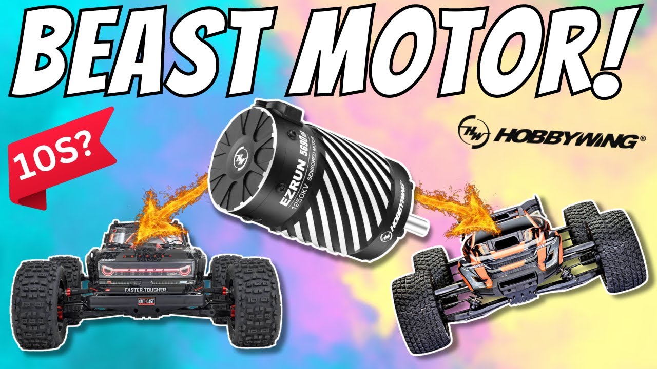 Двигатель Hobbywing 5690 1250KV — настоящий ЗВЕРЬ для радиоуправляемых моделей в масштабе 1/5! | ...