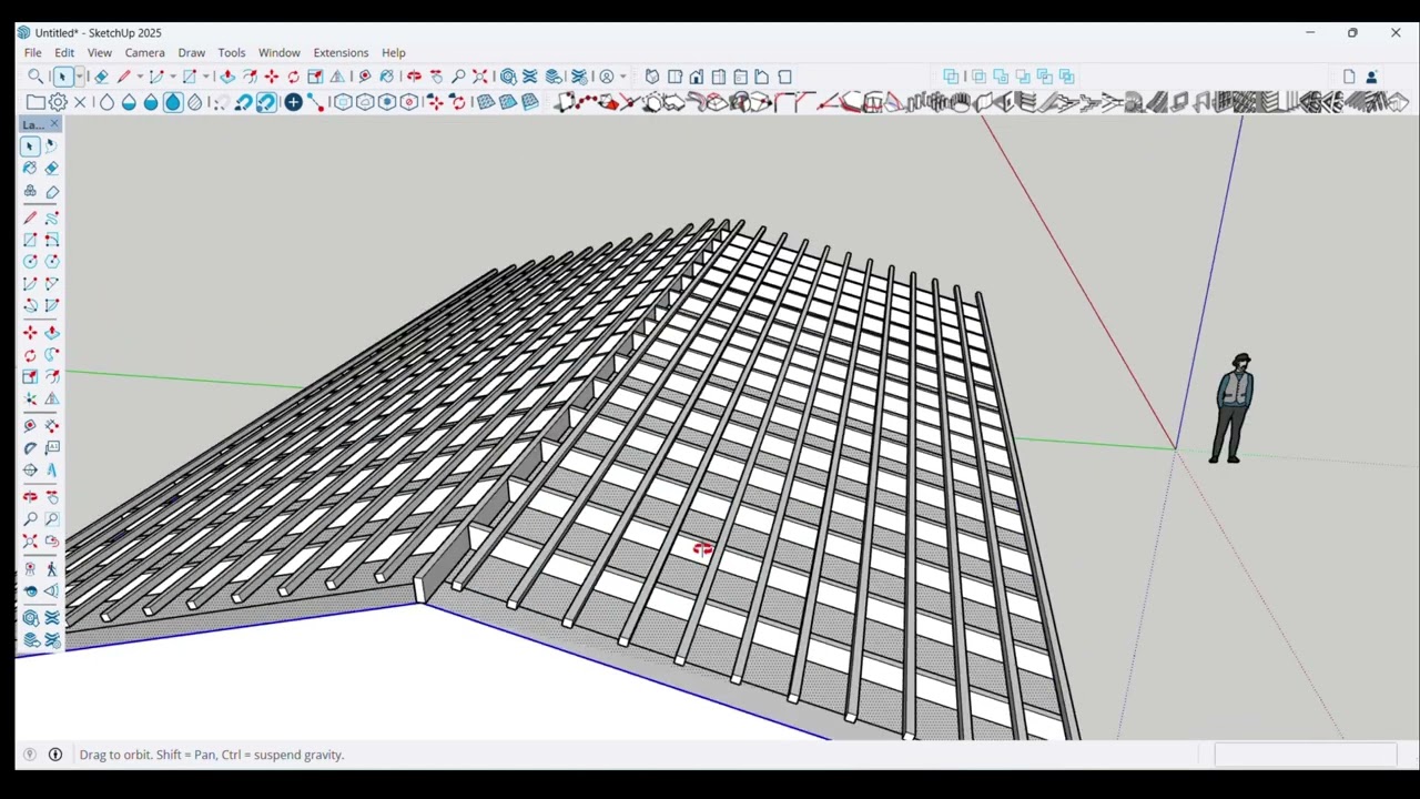 1001 bit tool _ For Quick Ridge Rafter, Rafter & Batterns _ Sketchup