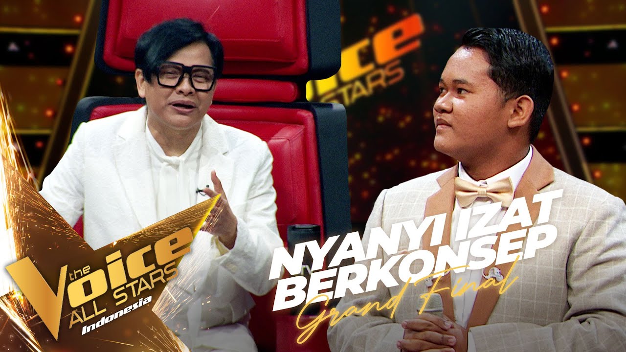 Keren! Nyanyi Izat Berkonsep Sekali | Grand Final | The Voice All Stars Indonesia