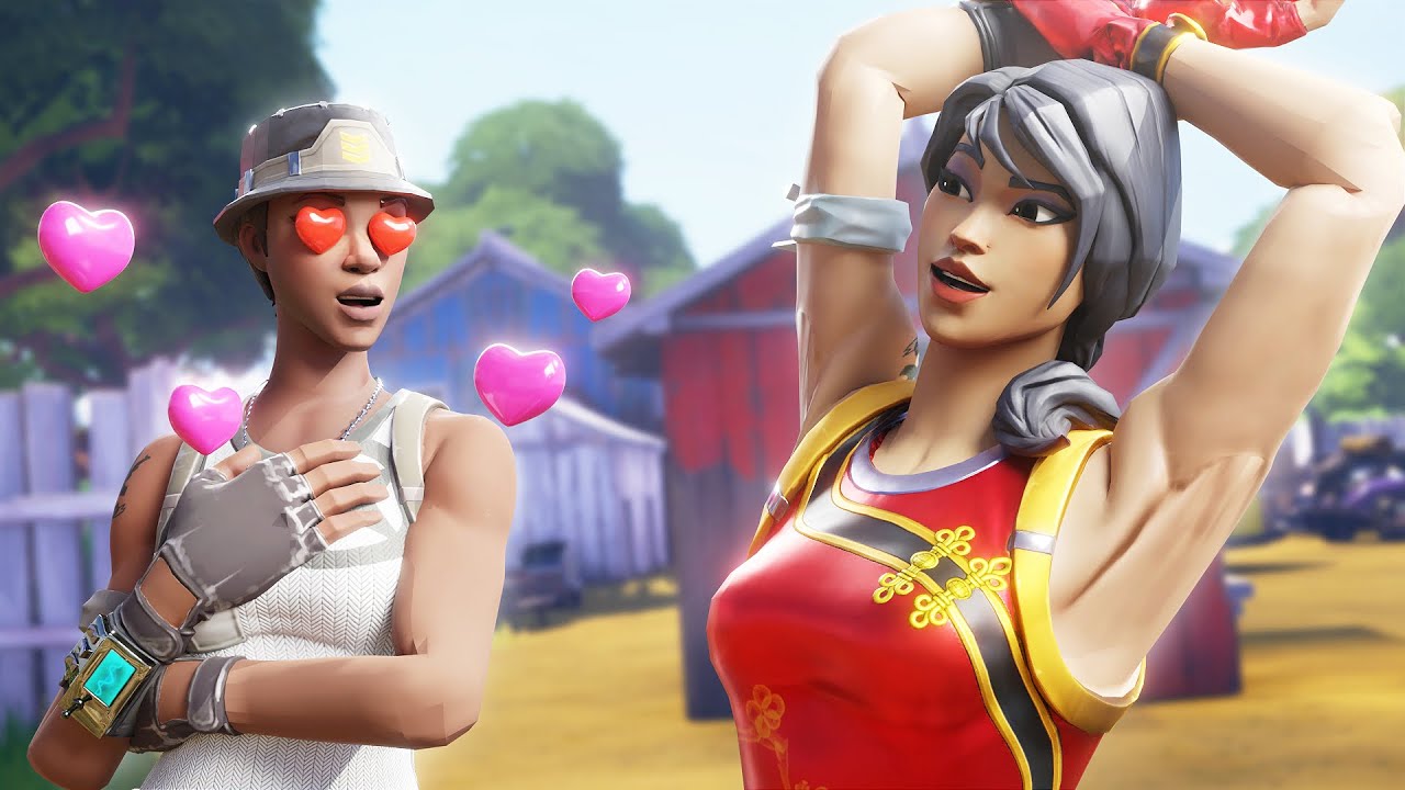 FALLING IN LOVE ON FORTNITE