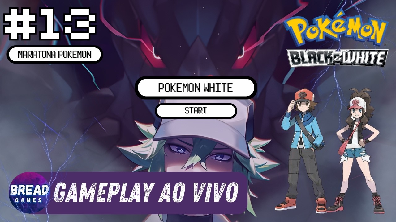 [VERTICAL] ZERANDO TODOS OS POKEMONS: POKEMON WHITE (DS) #13 | MARATONA POKEMON | #live #pokemon