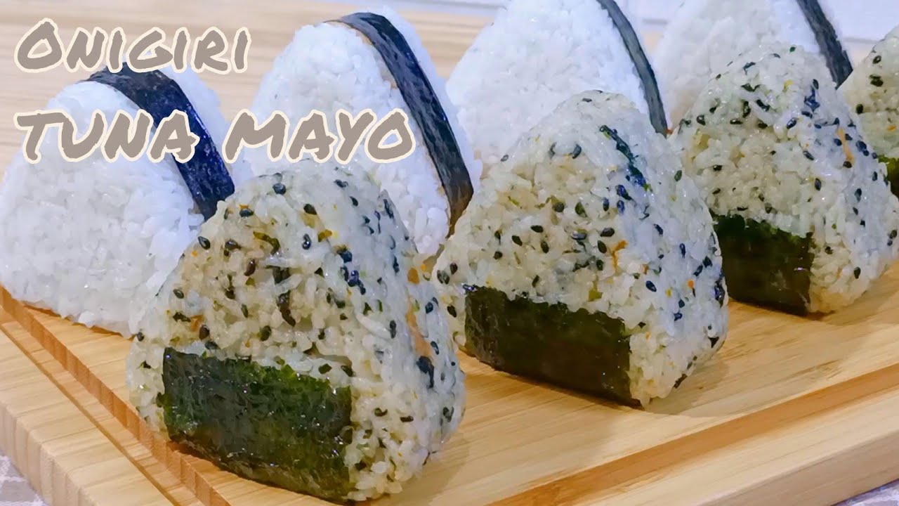 2 RESEP ONIGIRI TUNA MAYO NASI KEPAL JEPANG | TANPA BERAS JEPANG