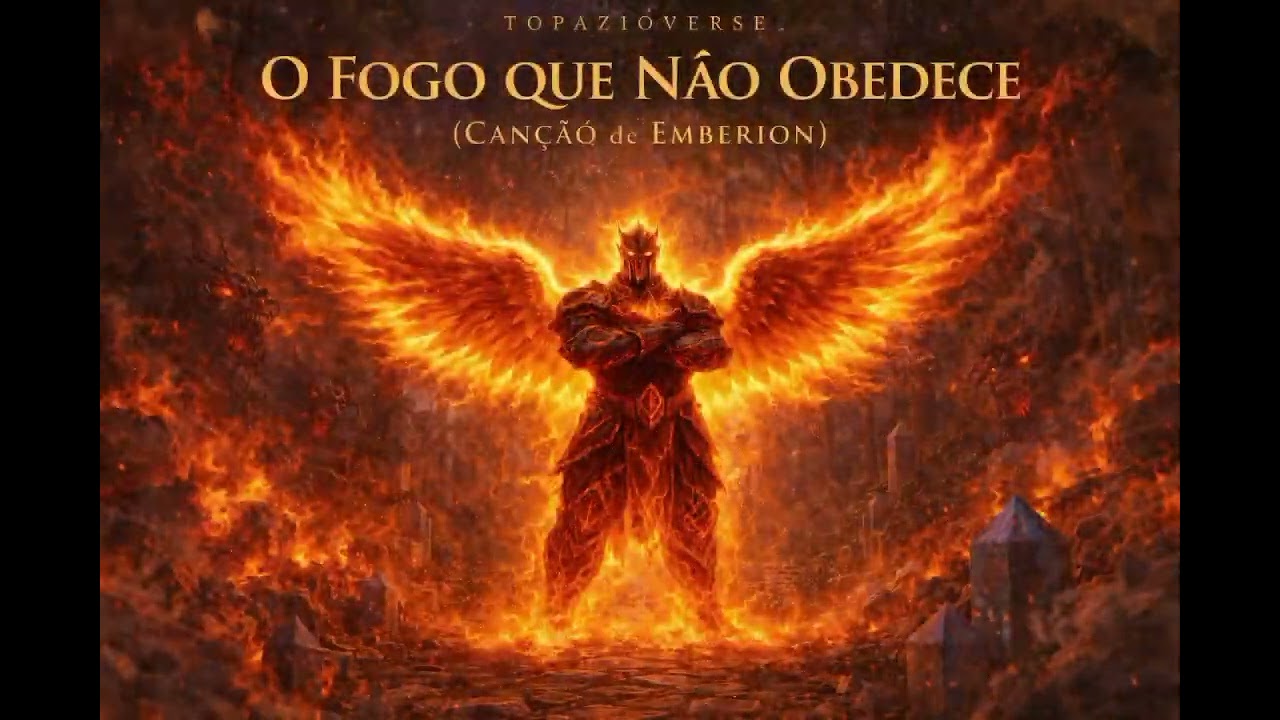 Topazioverse | O Fogo que Não Obedece (Canção de Emberion) – Trilha Sonora Oficial
