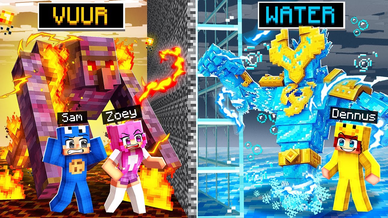 MOB GEVECHT Tegen Mijn VRIENDIN In Minecraft!