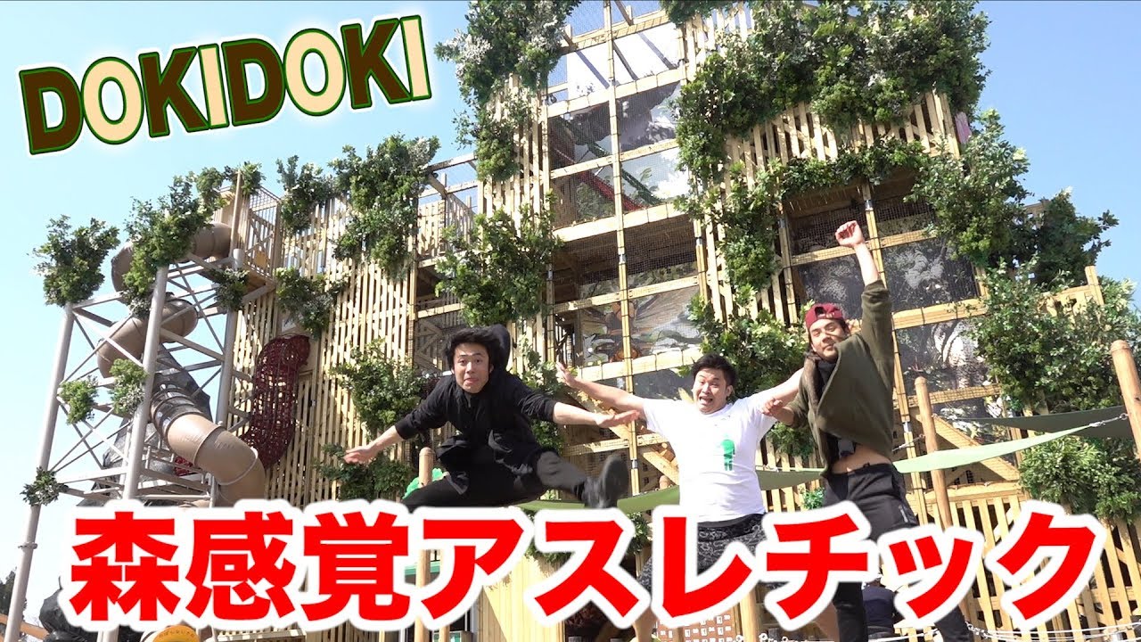 森感覚アスレチックDOKIDOKIの頂上にたどり着けるのか！？