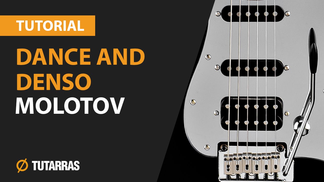 DANSE AND DENSO de MOLOTOV  Como tocar en Guitarra electrica CLASE TUTORIAL