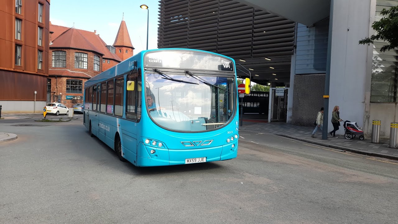 Buses at Liverpool ONE Bus Station and Queen Square Bus Station 1/7/23