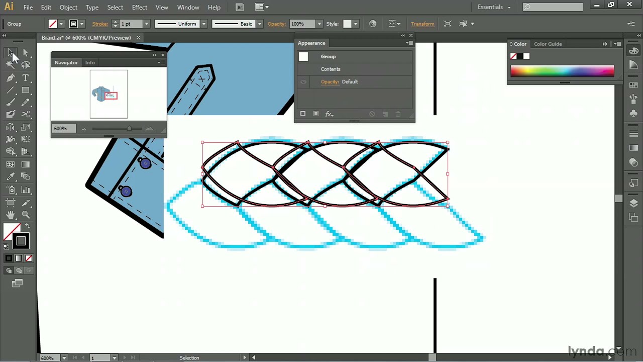 Illustrator Tutorial - Fashion Design: Making braids