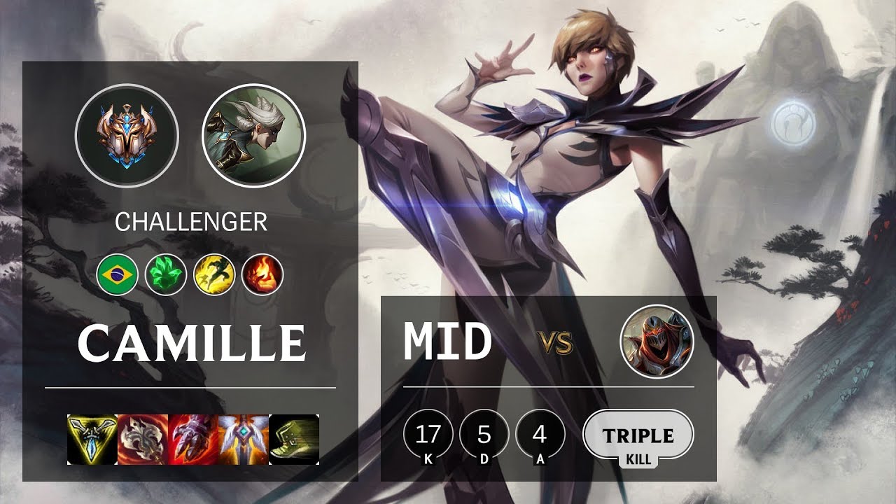 Camille Mid vs Zed - BR Challenger Patch 10.8