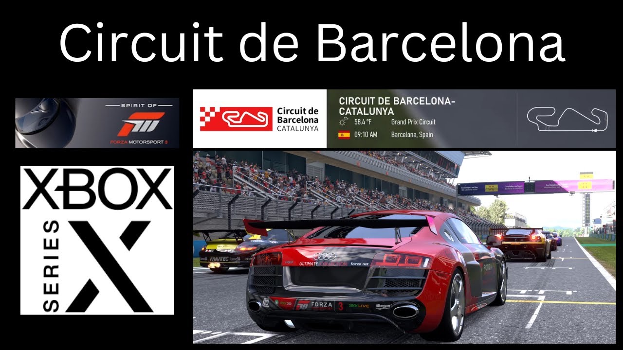 Circuit de Barcelona | Spirit of Forza Motorsport Serie 3 (1/4) | Moza R3 Gameplay