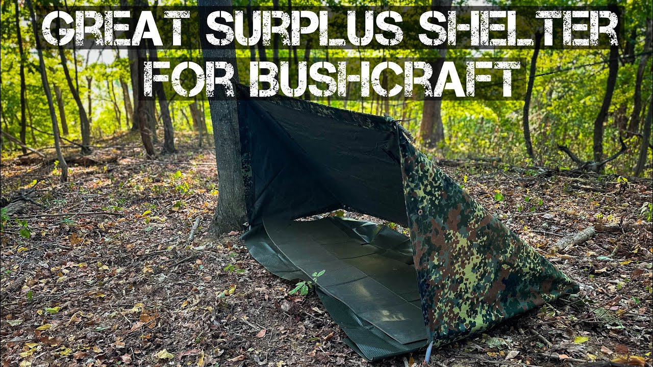 Surplus For Bushcraft- The Bundeswehr Shelter System: First Impressions